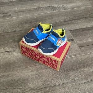 Dark & Light Blue Paw Patrol Sneakers Sz 6